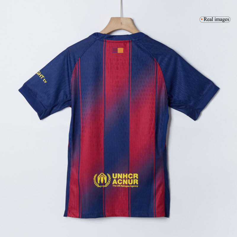 610212_6 Barcelona LAMINE YAMAL #10 Home Soccer Jersey Authentic 2025/26 - Kopa Trophy Edition