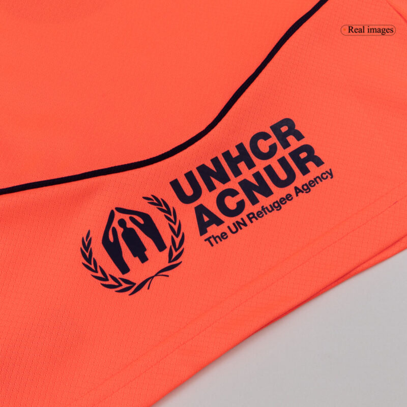 615827_11 Kid's Barcelona Third Away Soccer Jersey Kit(Jersey+Shorts+Socks) 25/26 Orange