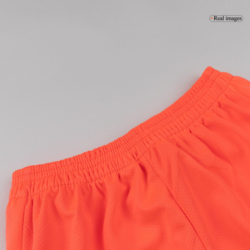 615827_12 Kid's Barcelona Third Away Soccer Jersey Kit(Jersey+Shorts+Socks) 25/26 Orange