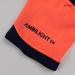 615827_7 Kid's Barcelona Third Away Soccer Jersey Kit(Jersey+Shorts+Socks) 25/26 Orange