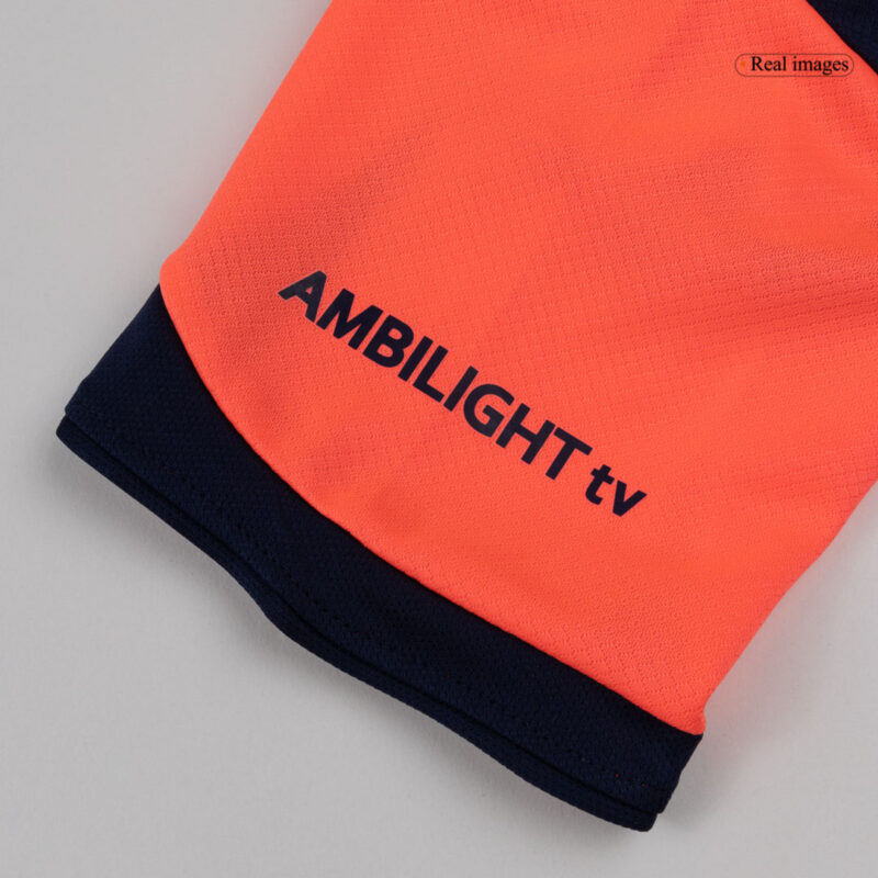 615827_7 Kid's Barcelona Third Away Soccer Jersey Kit(Jersey+Shorts+Socks) 25/26 Orange