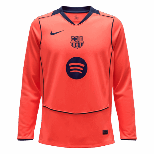 619402_1 Barcelona Long Sleeve Soccer Jersey 2025/26