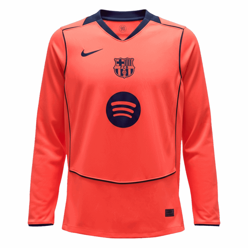 619402_1 Barcelona Long Sleeve Soccer Jersey 2025/26