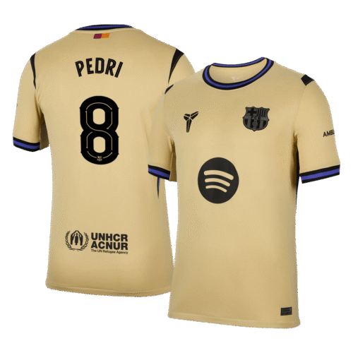 PEDRI #8 Barcelona Away Soccer Jersey 2025/26 -UCL