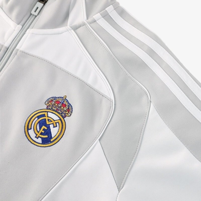 Real Madrid Home Track Jacket 2025/26 - Gray