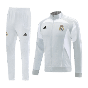 Real Madrid Home Jacket Tracksuit 2025/26 Gray