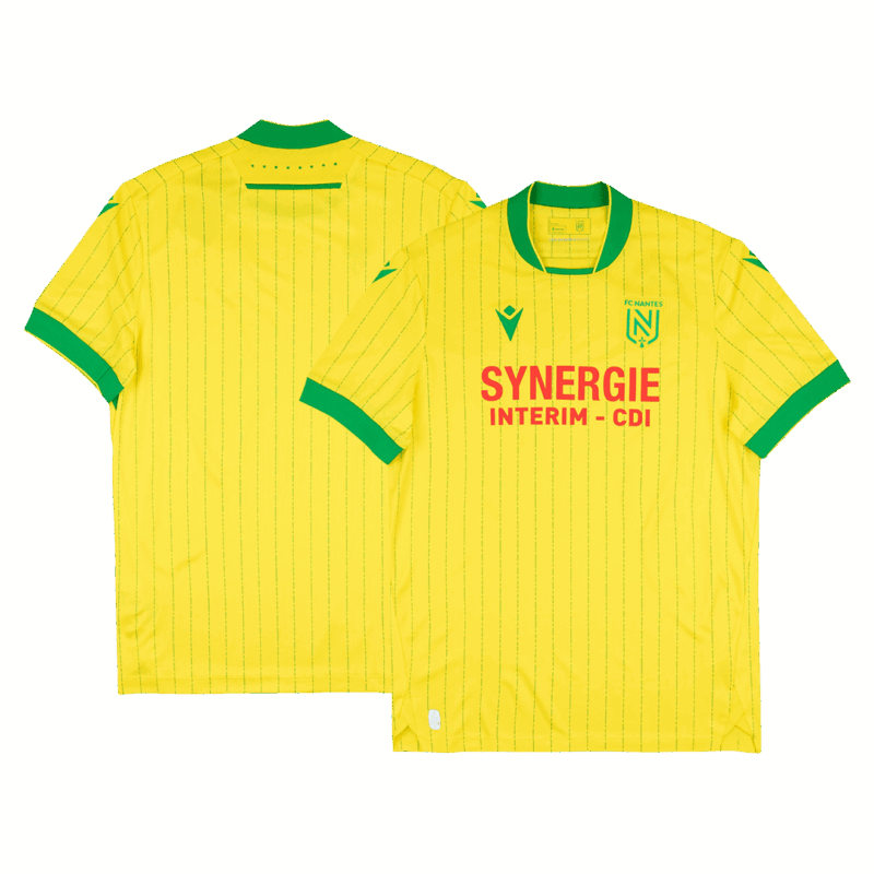 610592_3 FC Nantes Home Soccer Jersey Replica 2025/26