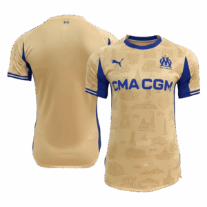 624308_3 Player Version Marseille Fourth Soccer Jersey 25/26 Yellow