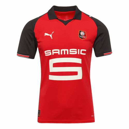 618495_1 Stade Rennais Home Soccer Jersey 2025/26