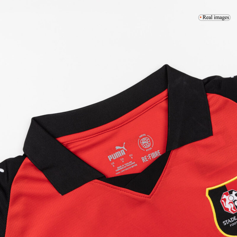 618495_5 Stade Rennais Home Soccer Jersey 2025/26