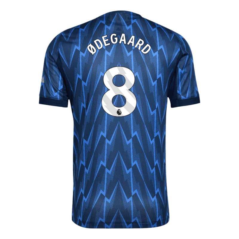 ØDEGAARD #8 Arsenal Away Authentic Soccer Jersey 2025/26