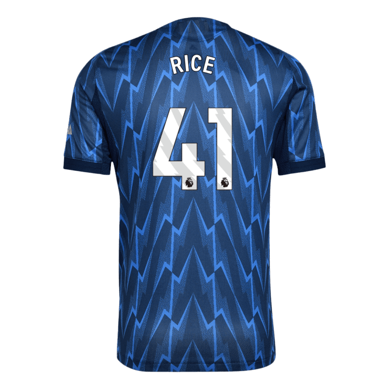 RICE #41 Arsenal Away Authentic Soccer Jersey 2025/26