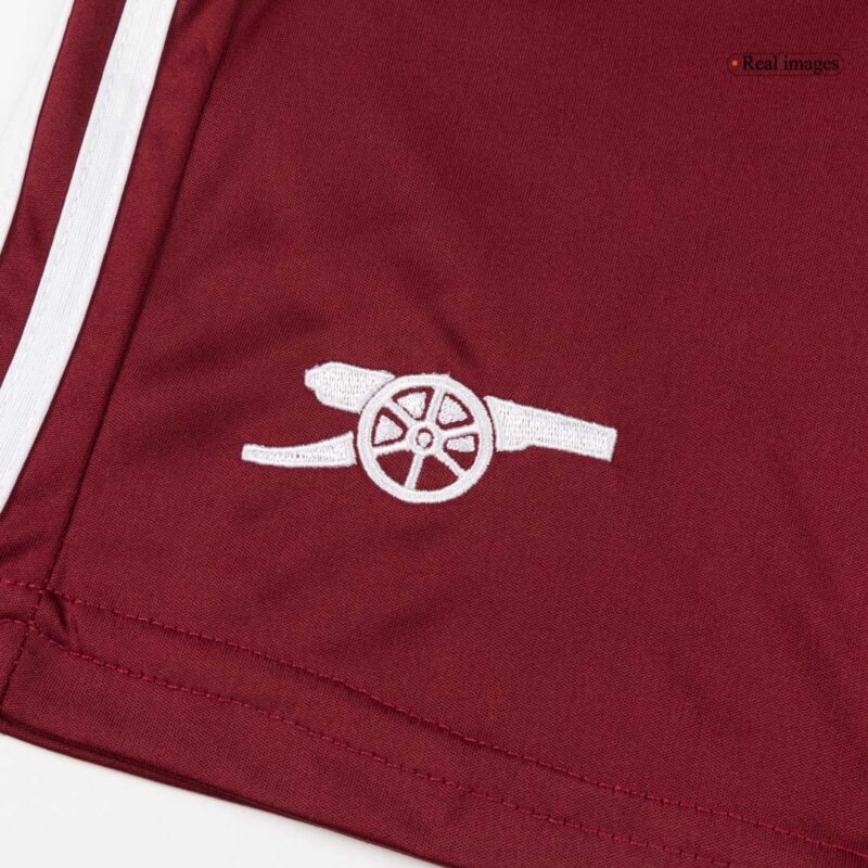 Kid's Arsenal Third Away Soccer Jersey Kit(Jersey+Shorts+Socks)  25/26 White