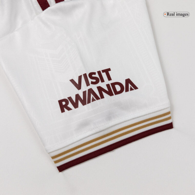 Kid's Arsenal Third Away Soccer Jersey Kit(Jersey+Shorts+Socks)  25/26 White