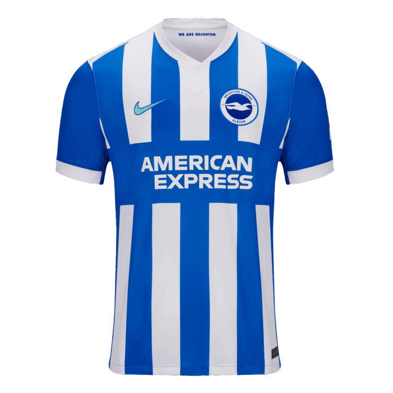 609009_1 Brighton & Hove Albion Home Soccer Jersey 2025/26