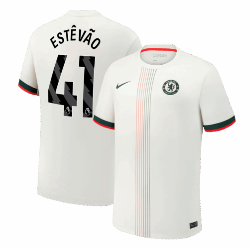 607916_1 Chelsea ESTÊVÃO #41 Away Soccer Jersey 2025/26