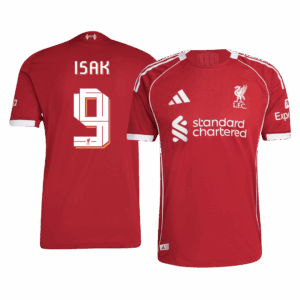 601441_1 Liverpool ISAK #9 Home Soccer Jersey Authentic 2025/26 - UCL