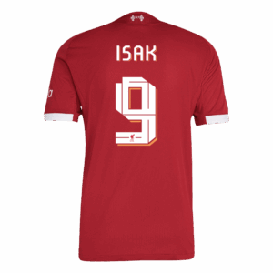 601441_3 Liverpool ISAK #9 Home Soccer Jersey Authentic 2025/26 - UCL