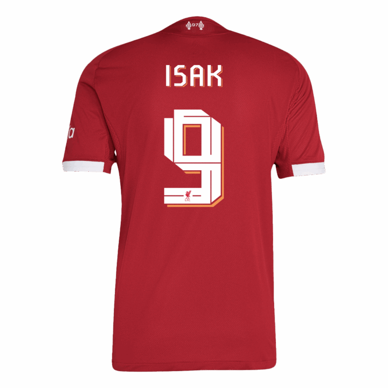 601441_3 Liverpool ISAK #9 Home Soccer Jersey Authentic 2025/26 - UCL