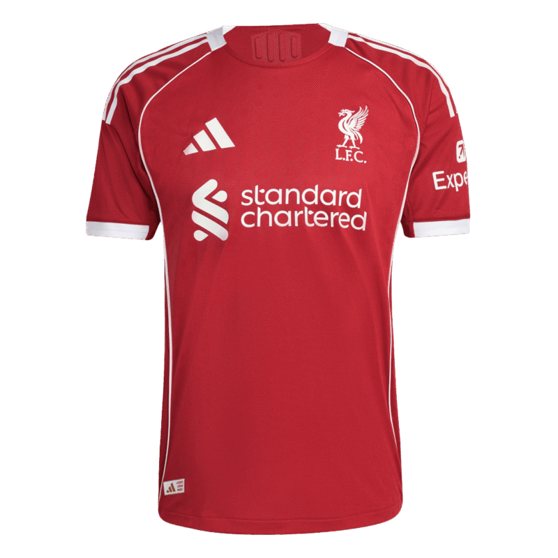 ISAK #9 Liverpool Home Authentic Soccer Jersey 2025/26