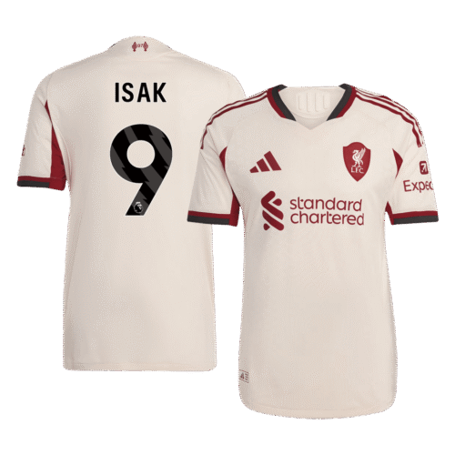 ISAK ##9 Liverpool Away Authentic Soccer Jersey 2025/26