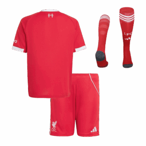 615802_2 Kid's Liverpool Home Soccer Jersey Kit(Jersey+Shorts+Socks) 25/26 Red