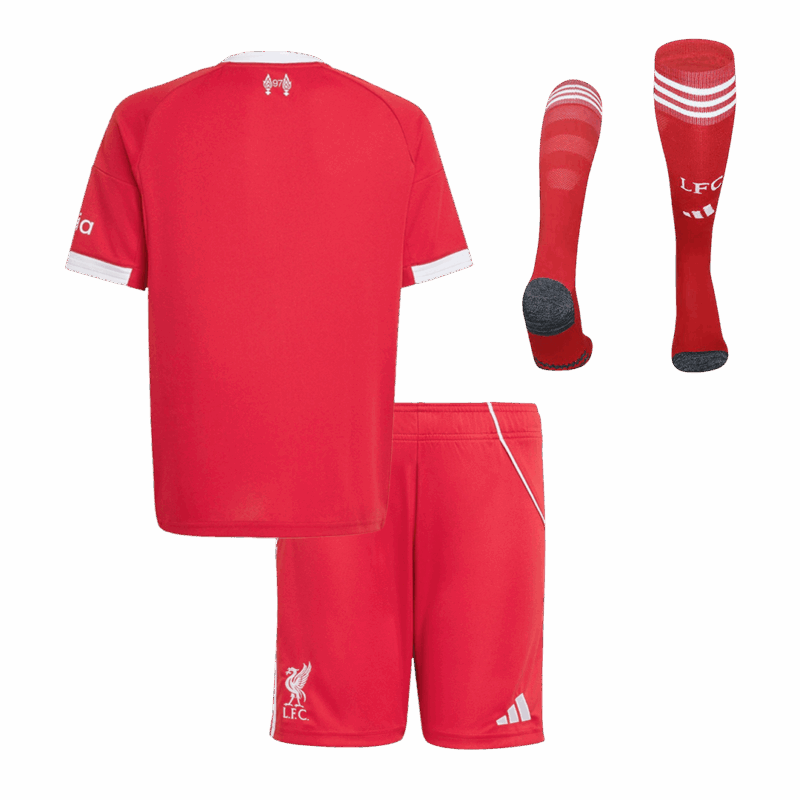 615802_2 Kid's Liverpool Home Soccer Jersey Kit(Jersey+Shorts+Socks) 25/26 Red