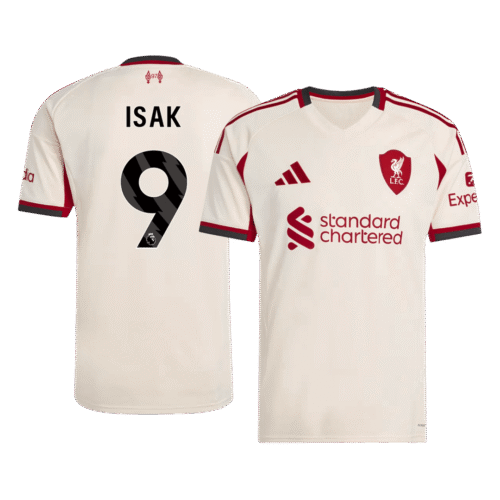 ISAK #9 Liverpool Away Soccer Jersey 2025/26