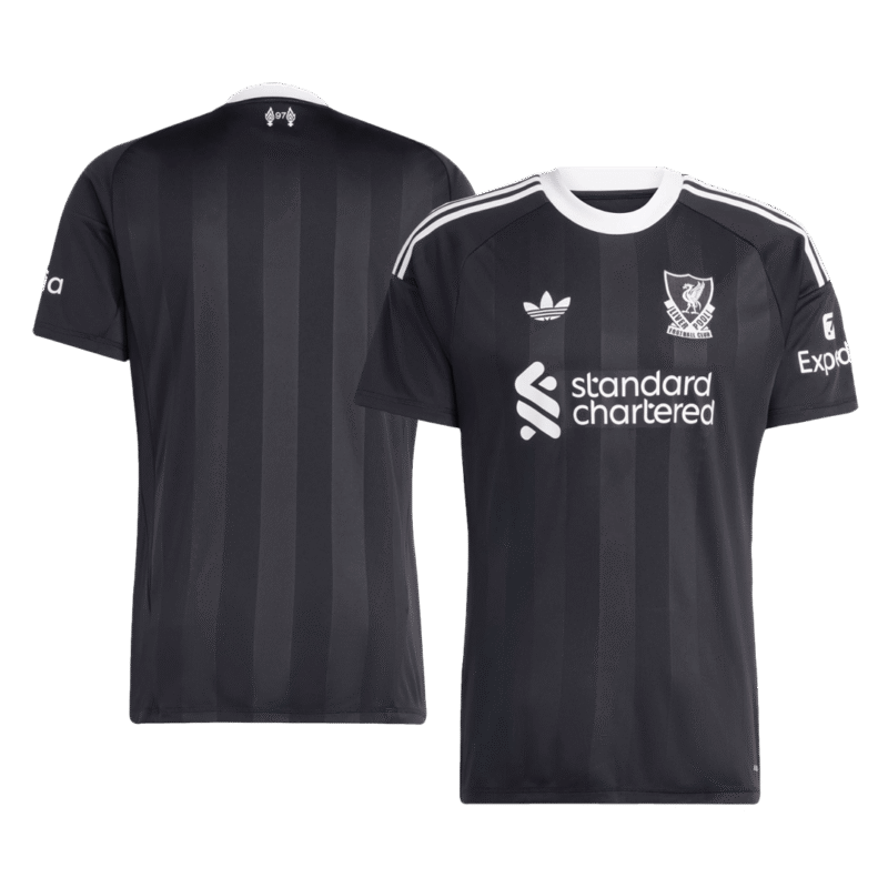 606441_3 Liverpool Goalkeeper Soccer Jersey 2025/26 Black
