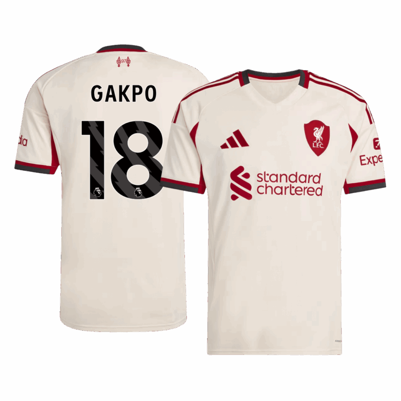 611230_1 Liverpool GAKPO #18 Away Soccer Jersey 2025/26