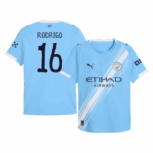 621680_1 Manchester City RODRIGO #16 Home Soccer Jersey Authentic 2025/26 - Club World Cup
