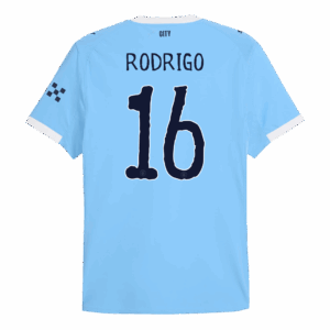 621680_3 Manchester City RODRIGO #16 Home Soccer Jersey Authentic 2025/26 - Club World Cup
