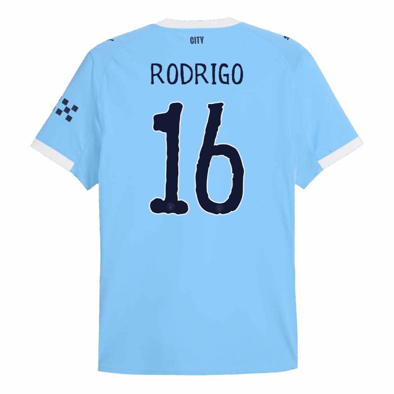 621680_3 Manchester City RODRIGO #16 Home Soccer Jersey Authentic 2025/26 - Club World Cup