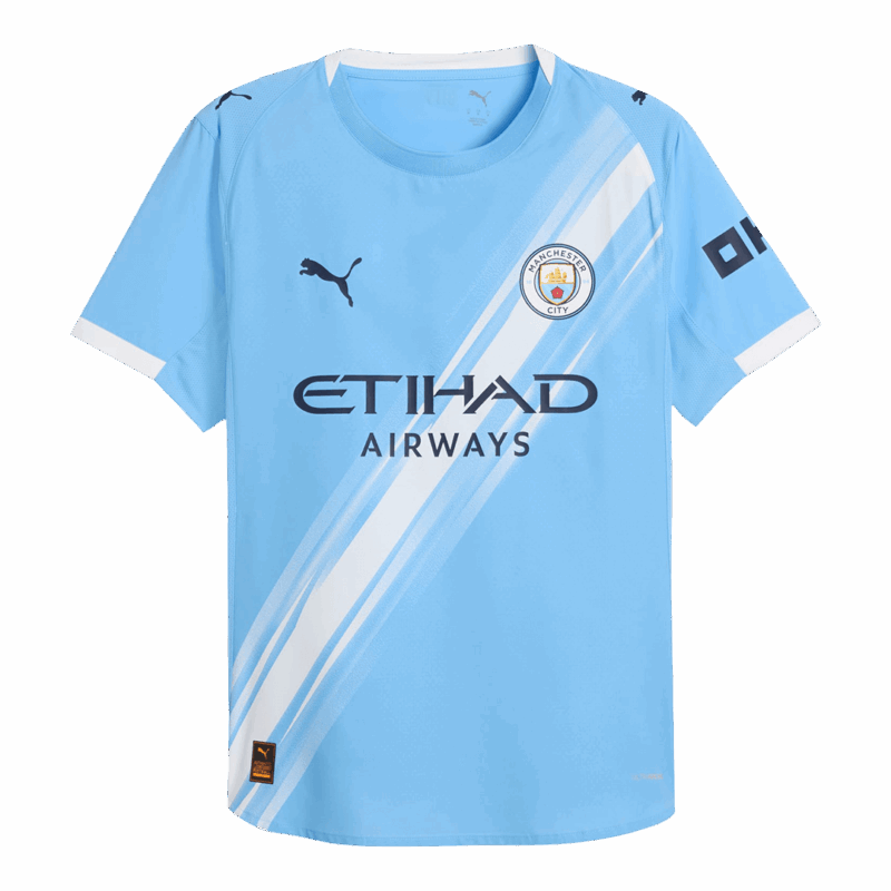 621680_4 Manchester City RODRIGO #16 Home Soccer Jersey Authentic 2025/26 - Club World Cup