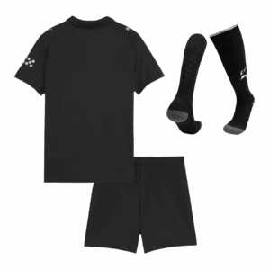 616071_2 Kid's Manchester City Away Soccer Jersey Kit(Jersey+Shorts+Socks) 2025/26 Black