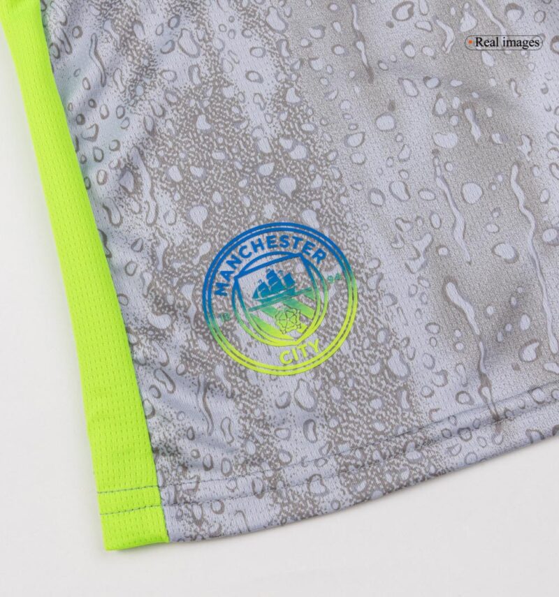 616120_10 Kid's Manchester City Third Kit(Jersey+Shorts+Socks) 25/26 Gray