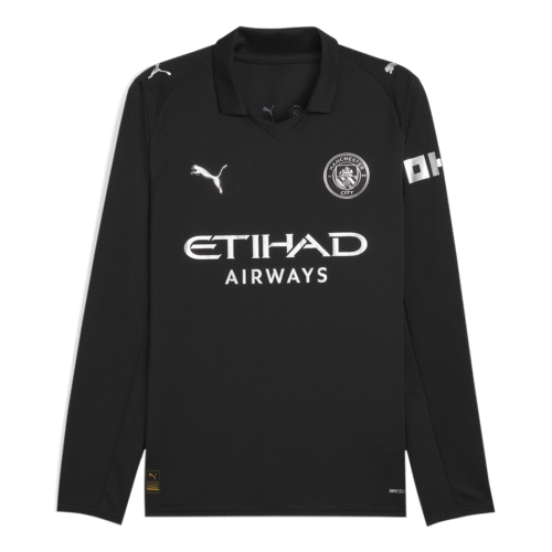 Manchester City Away Long Sleeve Soccer Jersey 2025/26