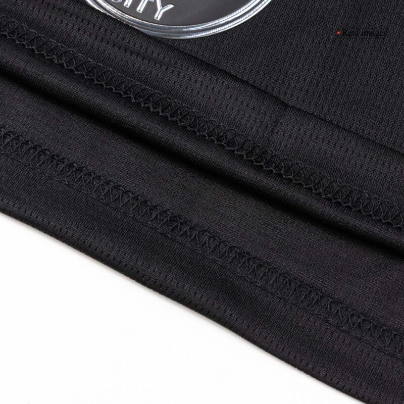 614001_14 Manchester City Away Soccer Jersey Kit(Jersey+Shorts) 2025/26 Black