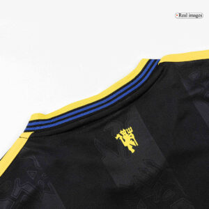 625790_10 Kid's Manchester United Third Away Soccer Jersey Kit(Jersey+Shorts+Socks) 25/26 Black