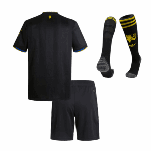 625790_2 Kid's Manchester United Third Away Soccer Jersey Kit(Jersey+Shorts+Socks) 25/26 Black
