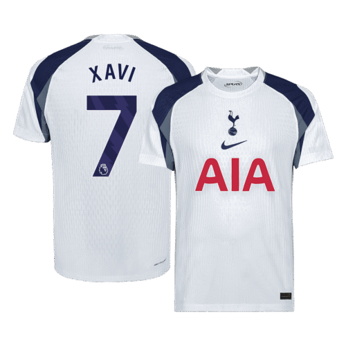 XAVI #7 Tottenham Hotspur Home Authentic Soccer Jersey 2025/26