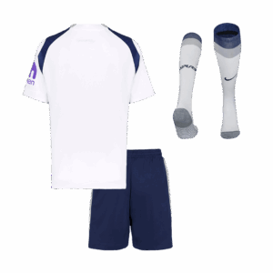 625814_2 Kid's Tottenham Hotspur Home Soccer Jersey Kit(Jersey+Shorts+Socks) 25/26 White