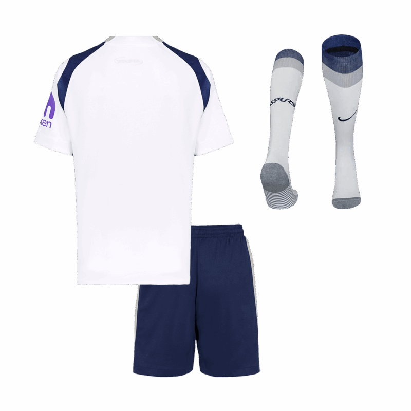 625814_2 Kid's Tottenham Hotspur Home Soccer Jersey Kit(Jersey+Shorts+Socks) 25/26 White