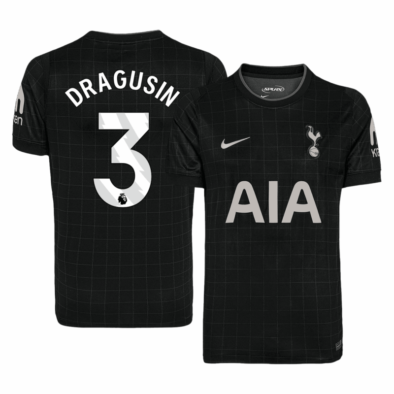 613130_1 Tottenham Hotspur DRAGUSIN #3 Away Soccer Jersey 2025/26