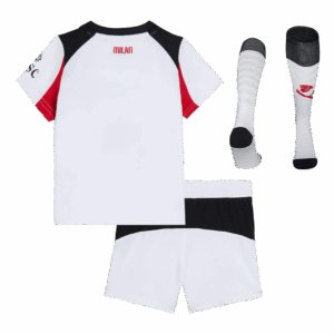 625667_2 Kid's AC Milan Away Soccer Jersey Kit(Jersey+Shorts+Socks) 25/26 White