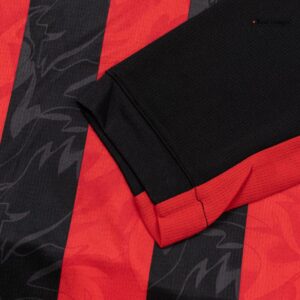 618201_12 AC Milan Long Sleeve Home Soccer Jersey 2025/26