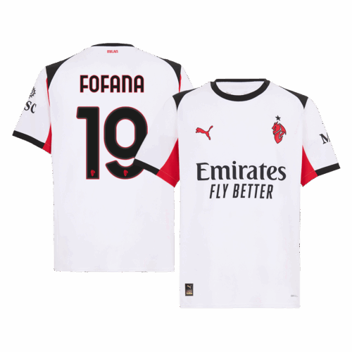 608297_1 AC Milan FOFANA #19 Away Soccer Jersey 2025/26