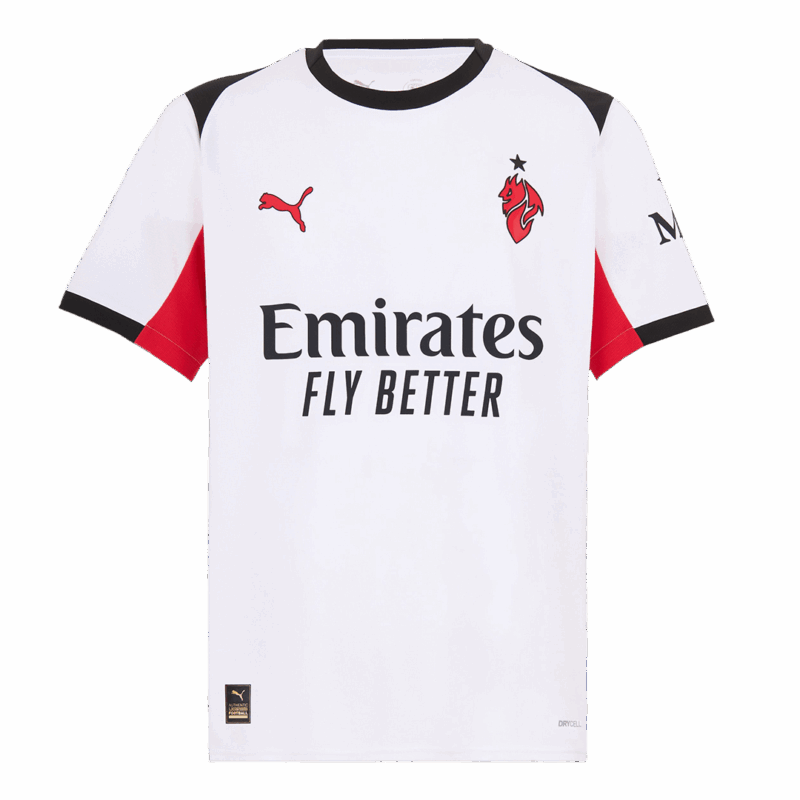 608297_2 AC Milan FOFANA #19 Away Soccer Jersey 2025/26