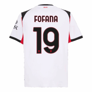 608297_3 AC Milan FOFANA #19 Away Soccer Jersey 2025/26