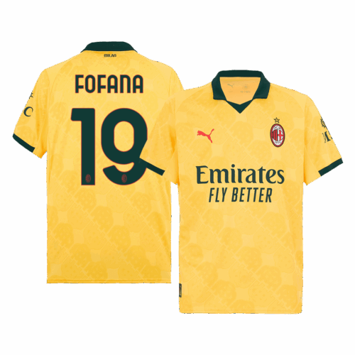 608344_1 AC Milan FOFANA #19 Third Away Soccer Jersey 2025/26